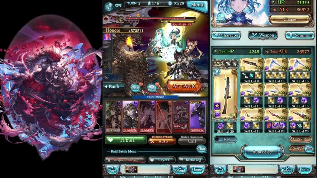 【グラブル】2T ソロアルバハHL 闇（ニーア4アビ採用） / [GBF] UBHL Dark 2T Solo with Nier FLB ...
